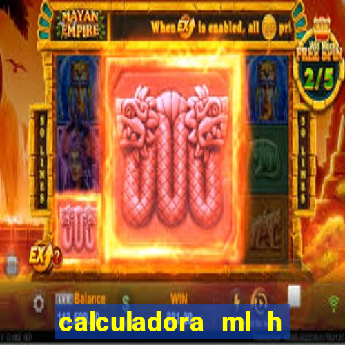 calculadora ml h para mcg kg min